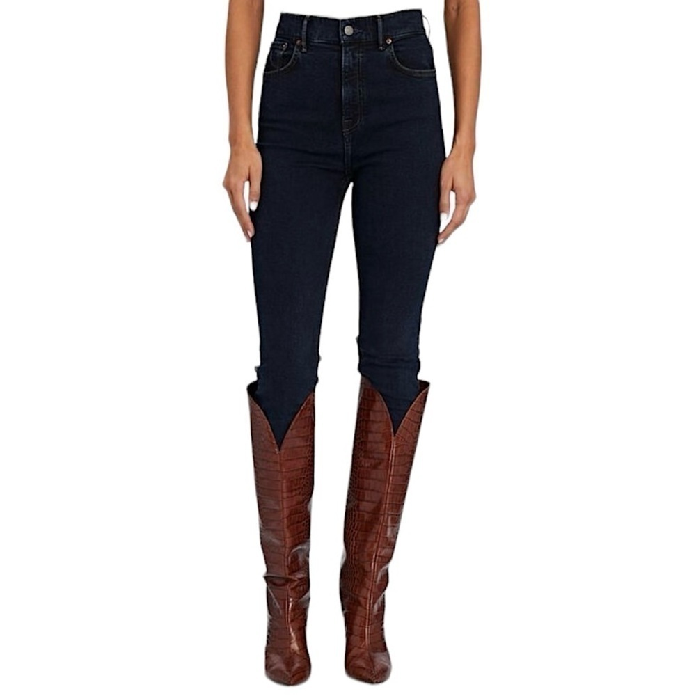 GRLFRND Kendall High Rise Skinny Jeans Dark Wash‎ Blue Women’s Size 28